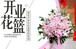 海南海口市美兰区蓝天街道花篮配送